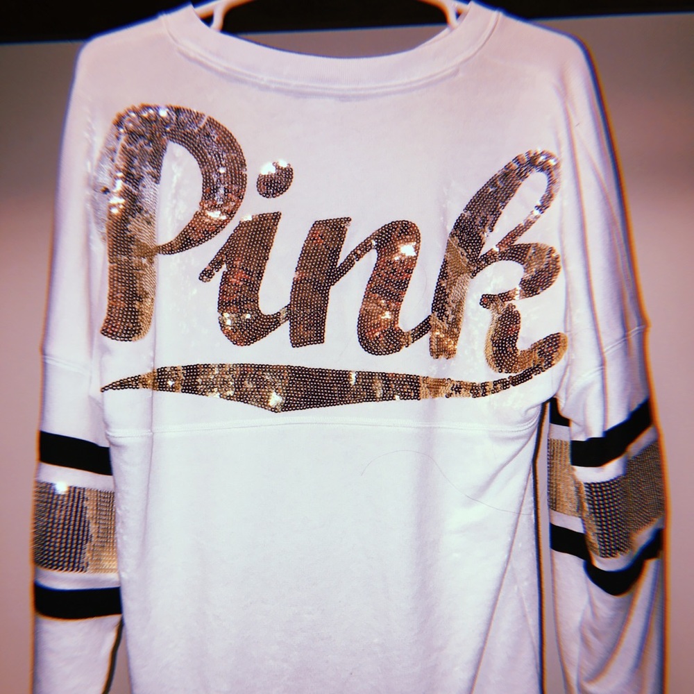 NWOT VS pink sweatshirt (size xs fits like medium)